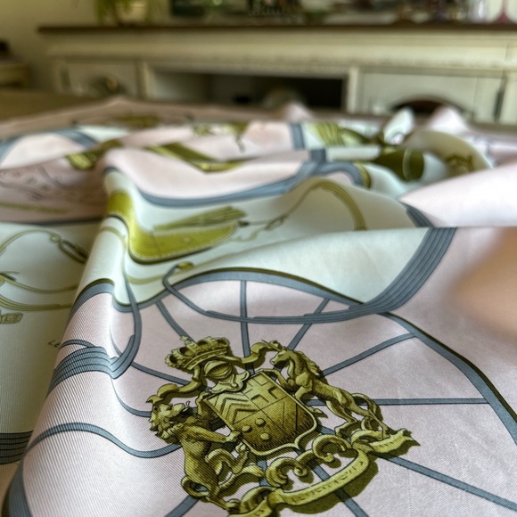 SOLD Authentic Hermes Scarf - Springs - Picture 5 of 10